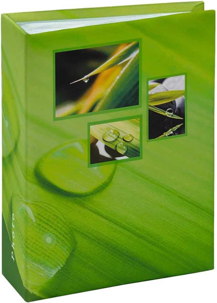 Instap Fotoalbum Groen - 100 Foto's 10x15 cm - Compact Formaat