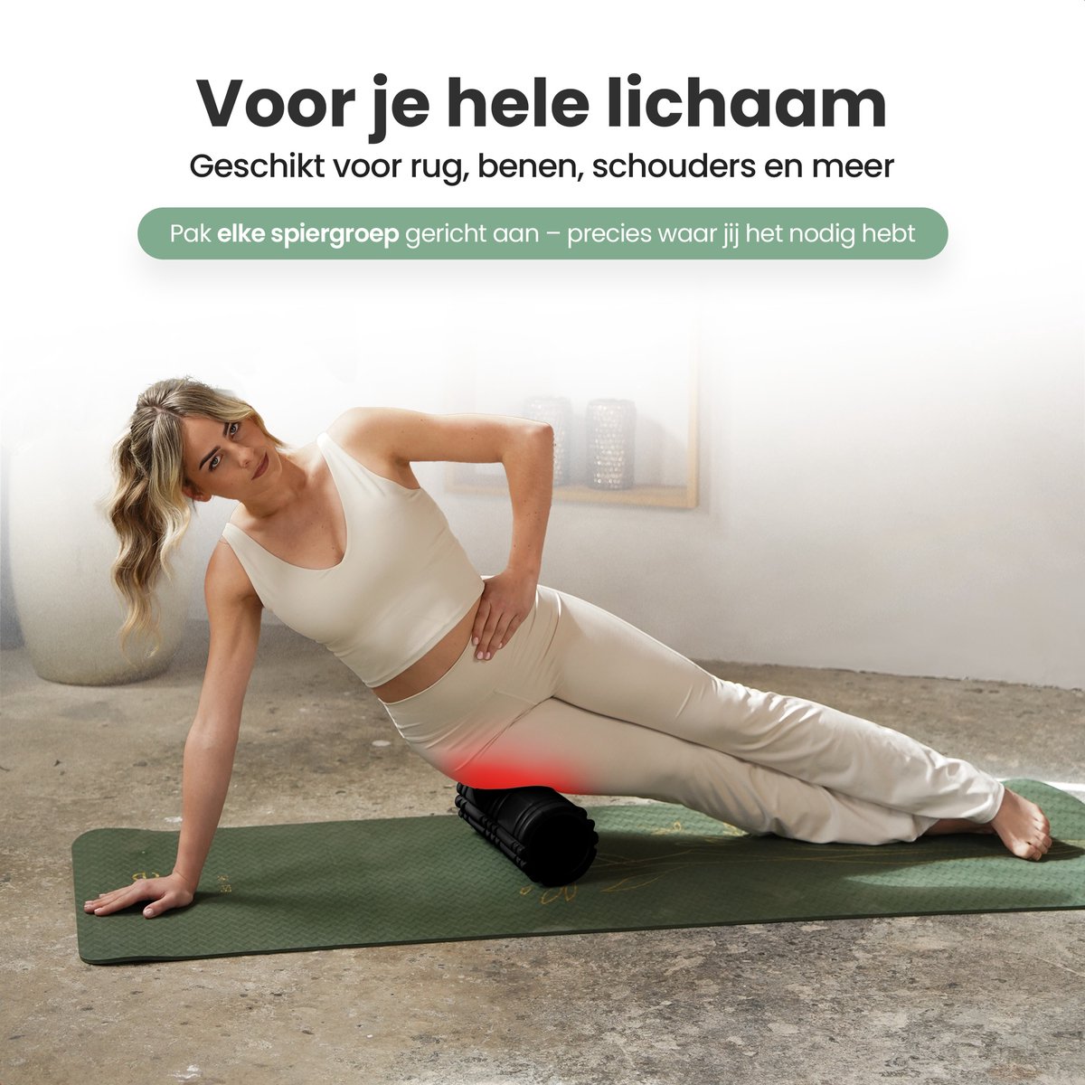 Ryce Foam Roller - Compacte Massage Roller thumbnail 3