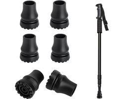 Rubberen Doppen voor Krukken - Antislip Voetjes - Binnendiameter 19 mm