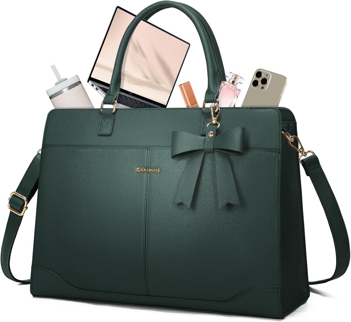Laptoptas 15,6 inch voor Dames - Stijlvolle en Beschermende Schoudertas