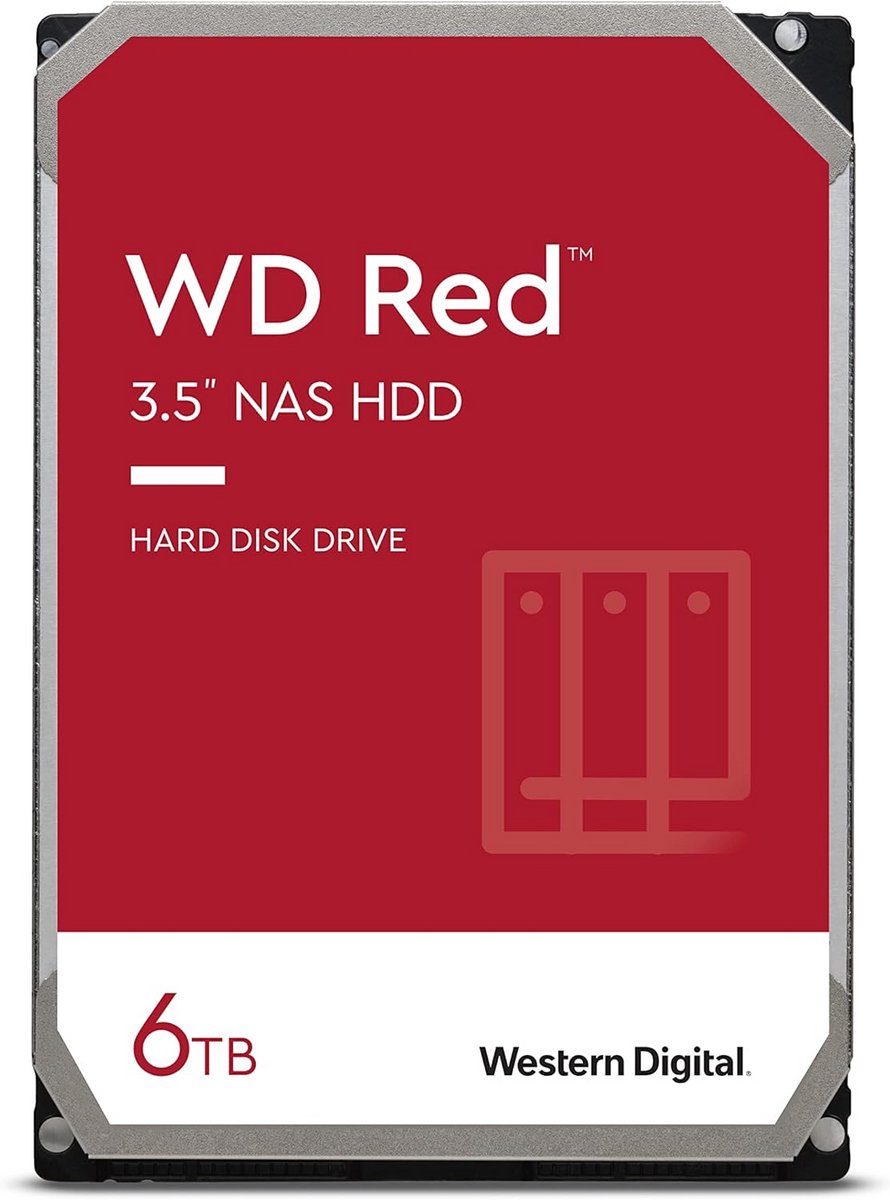 Interne NAS Harde Schijf 6TB 3.5 Inch voor Optimale Prestaties