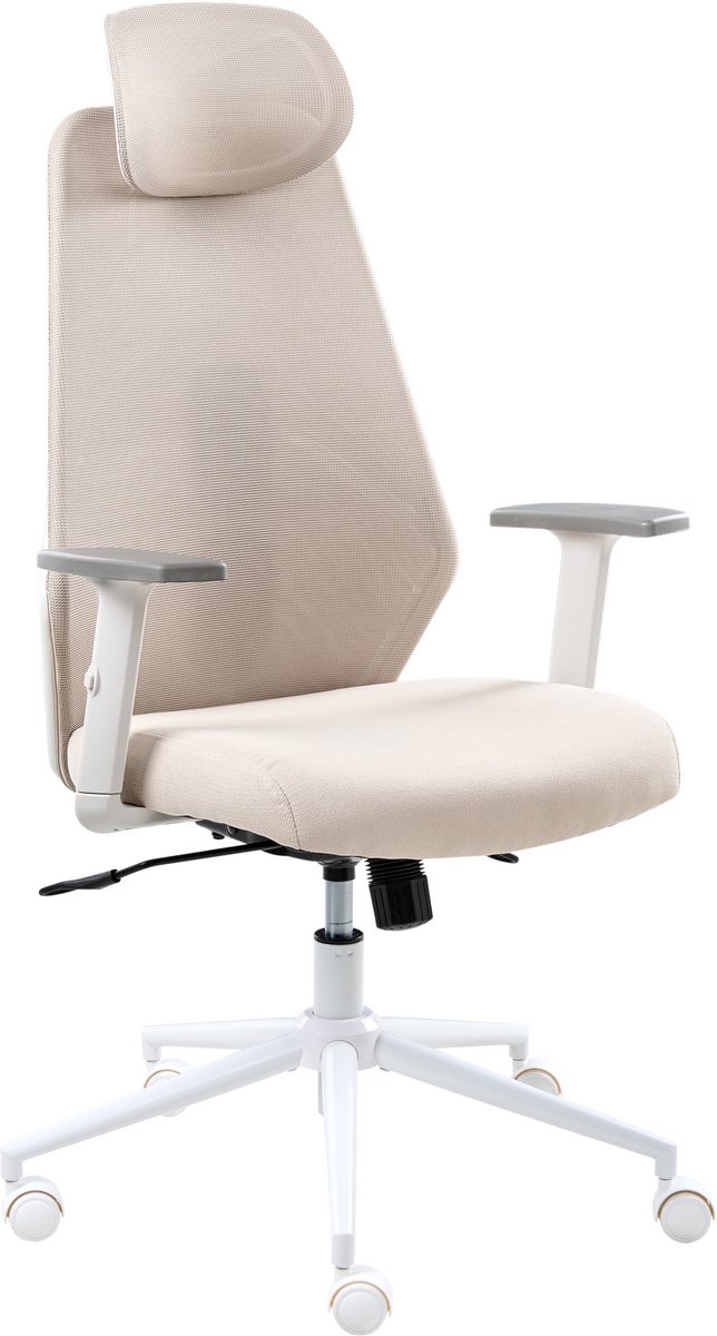 ORYN - Bureaustoel - Beige - Mesh
