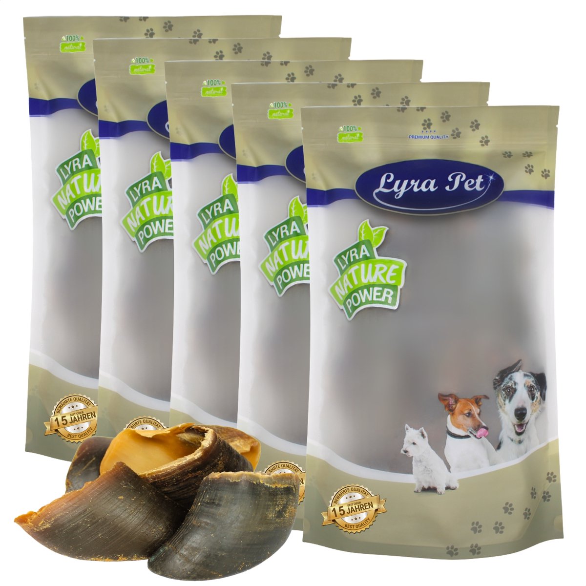 75 stuks. Lyra Pet® Runderhoeven ca. 6 kg