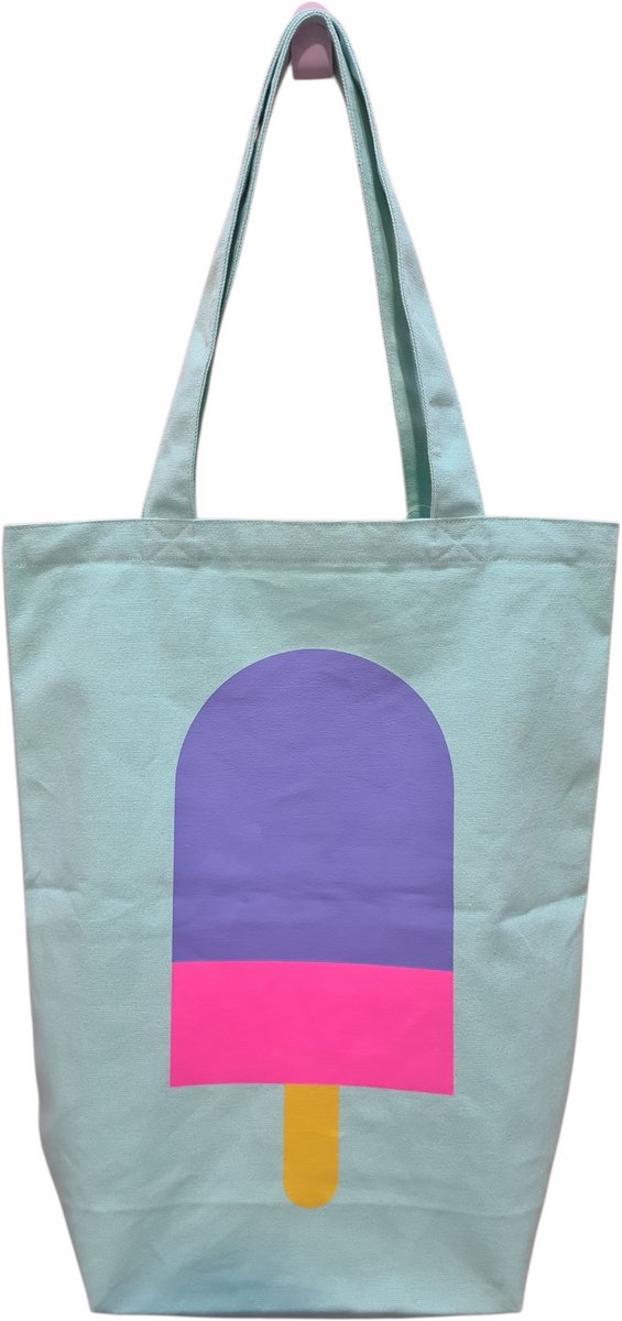 ENGEL. Tote bag Mint Sparkle - 50x40x14cm