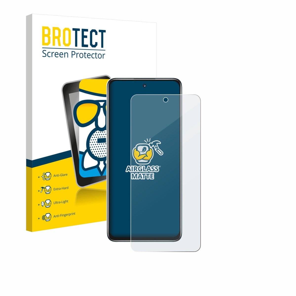 BROTECT - Screenprotector voor Huawei Nova Y73 - Folie Beschermfolie Beschermglas matte