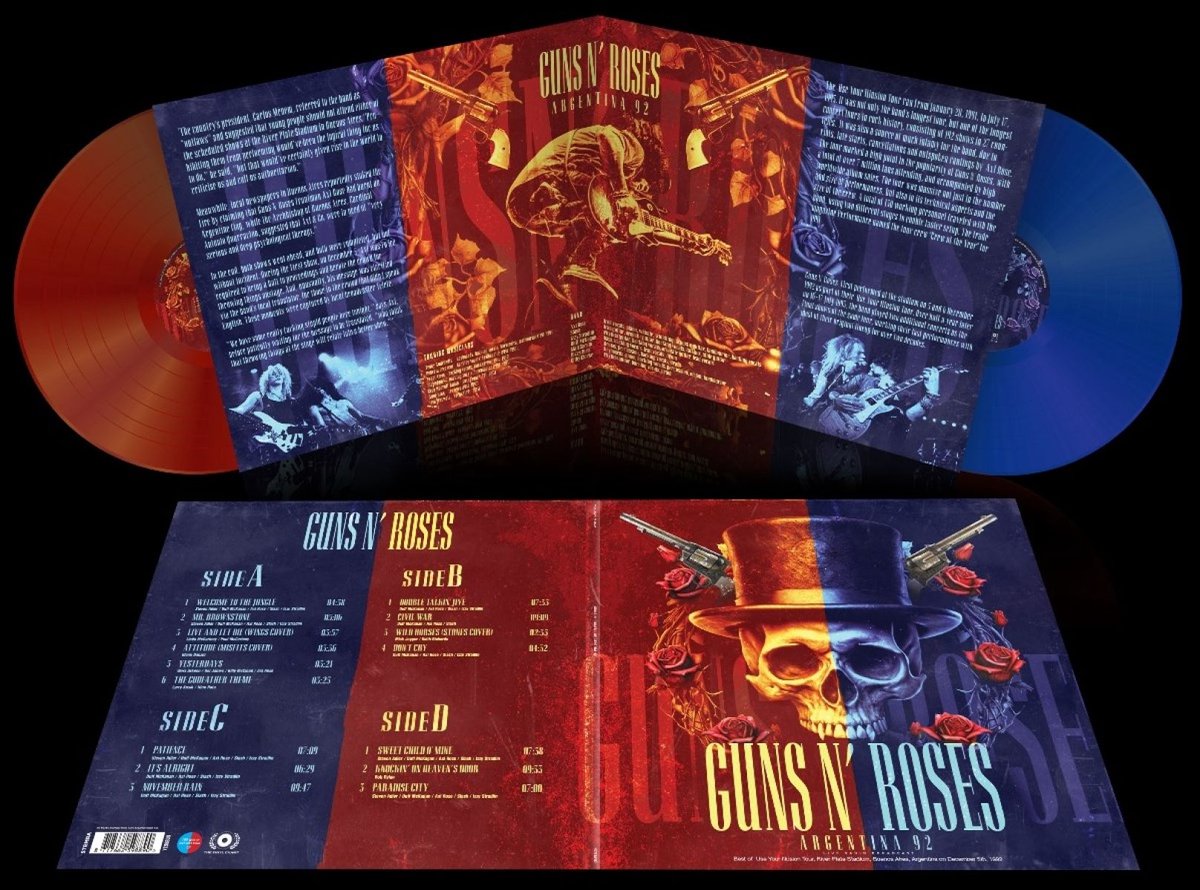 Guns N' Roses - Argentina 1992 (2 LP) (Coloured Vinyl)