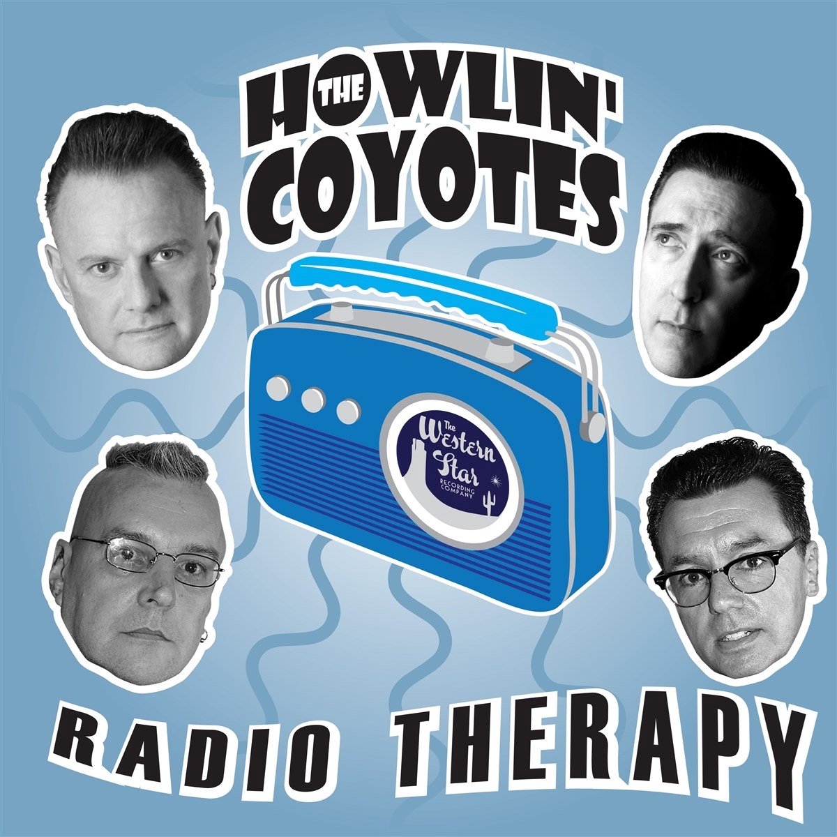 Howlin' Coyotes - Radio Therapy (10" LP) (Coloured Vinyl)