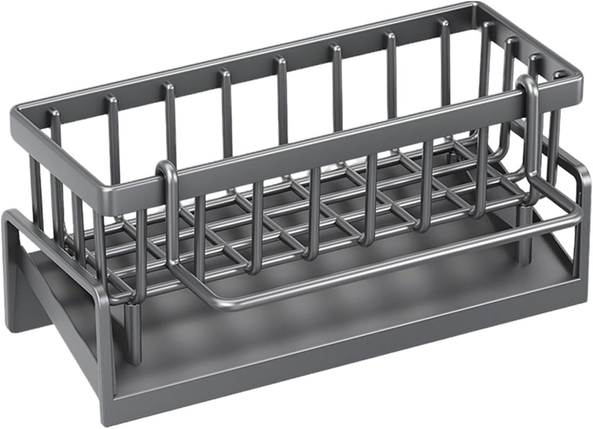 Spoelbak Organizer - Keuken Opberger - Snelle Afwatering - Waterdicht Ontwerp - 24 x 10 x 8 cm