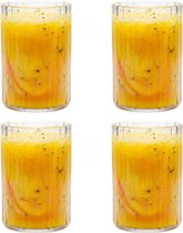 Betrahan Drinkglazen - Set van 4 - 250ML - Frisdrankglazen - Waterglazen - Glazen - Matchaglazen