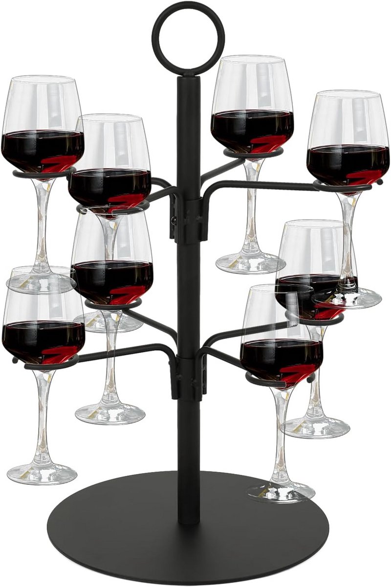 Champagneglas Standaard met 2 Niveaus voor Feestelijke Presentatie