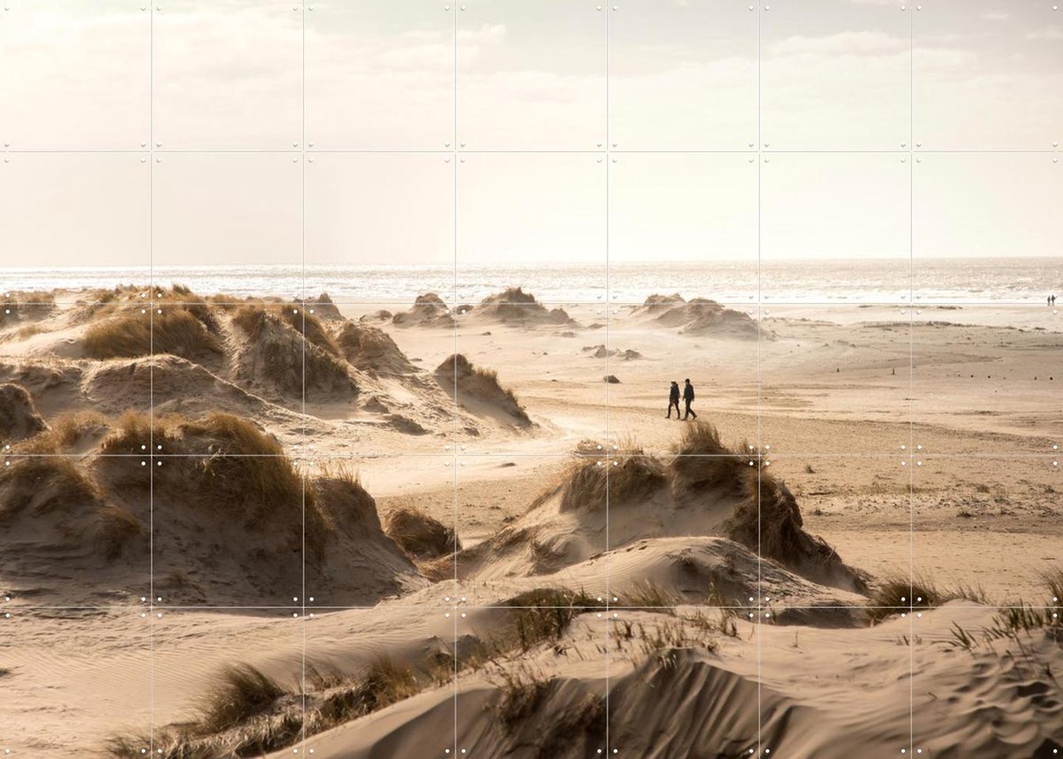 IXXI Dunes of Rømø, Claire Droppert - 140 x 100 cm - Gratis ophangtool - Grote wanddecoratie en posters - Fotografie, Naturalisme, Woonkamer
