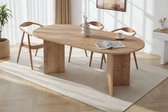 Asir - Eettafel - Saffier Eikenhout - 200 x 90 x 75 cm (L x B x H)