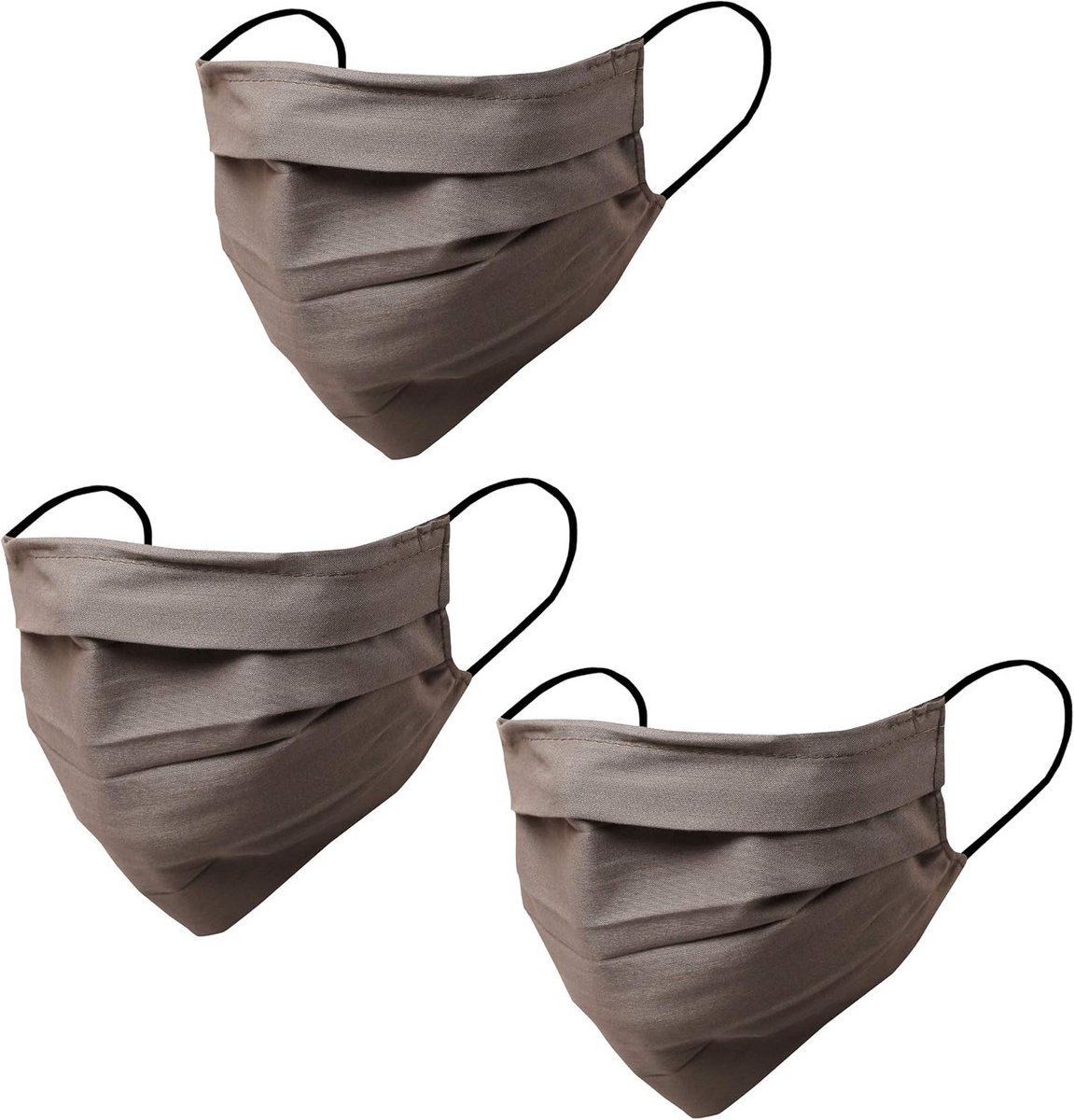 Herbruikbare Mondkapjes - Wasbare Katoenen Maskers - Dagelijks Gebruik - Handgestikt Indiaas Design - 3 Stuks - Multicolor