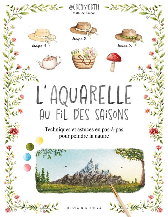 L'aquarelle au fil des saisons - cover