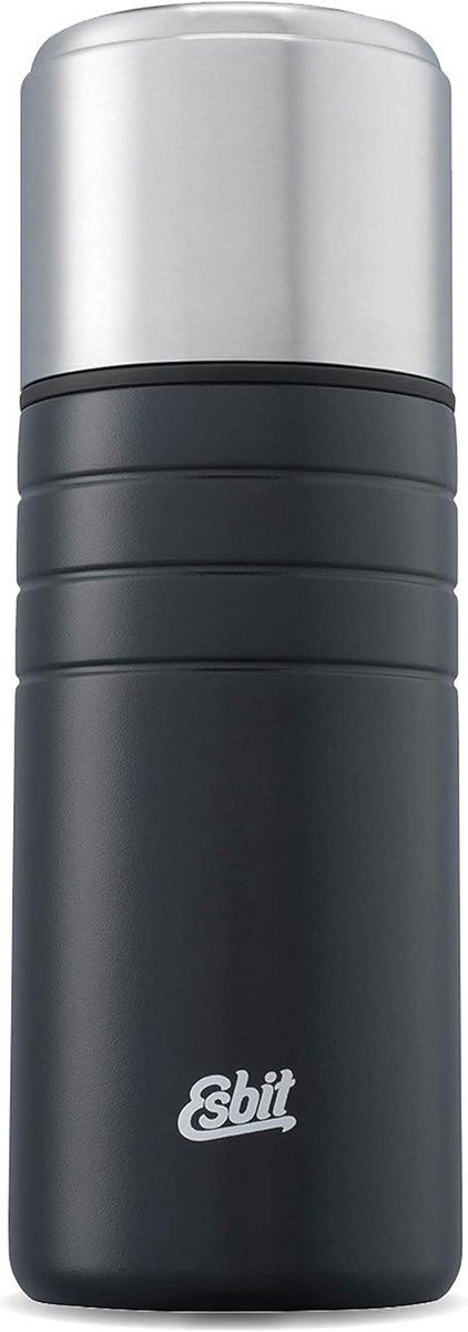 Slanke Thermosfles RVS Zwart 500 ml Houdt Drank Lang Warm of Koud