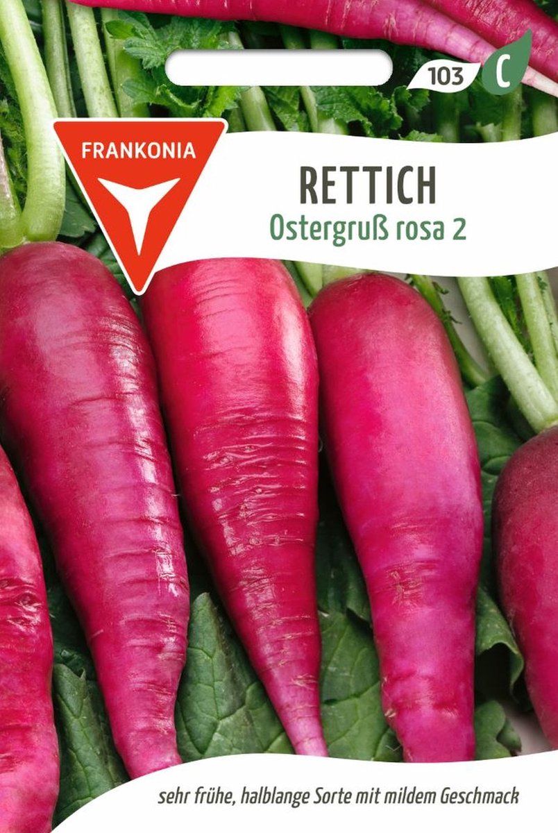 Radijs, paasgroet roze - groentezaden radijszaad zaadmengsel zaden