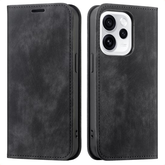 imoshion Hoesje - Geschikt voor Oppo Reno15 F (5G) - Slim Bookcase - Zwart