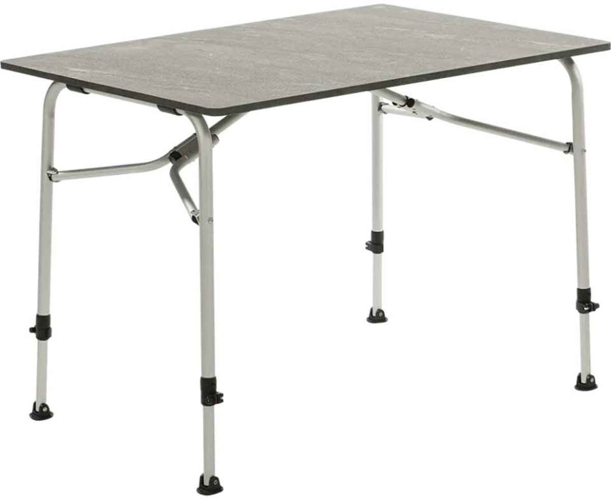 Travellife Sorrento Campingtafel honeycomb dark grey 100 x 70 - Stabiel en lichtgewicht frame - Draagtas inbegrepen