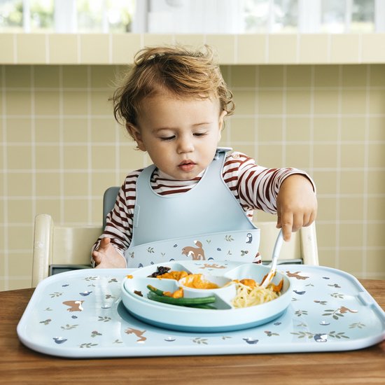 Mepal Oefenset Mio - Vakjesbord met oefenlepels - Forest Friends — afbeelding 4