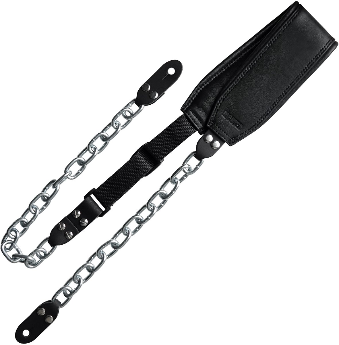 Richter Succubus Black / Silver Gitaarband met Metalen Schakels 1951