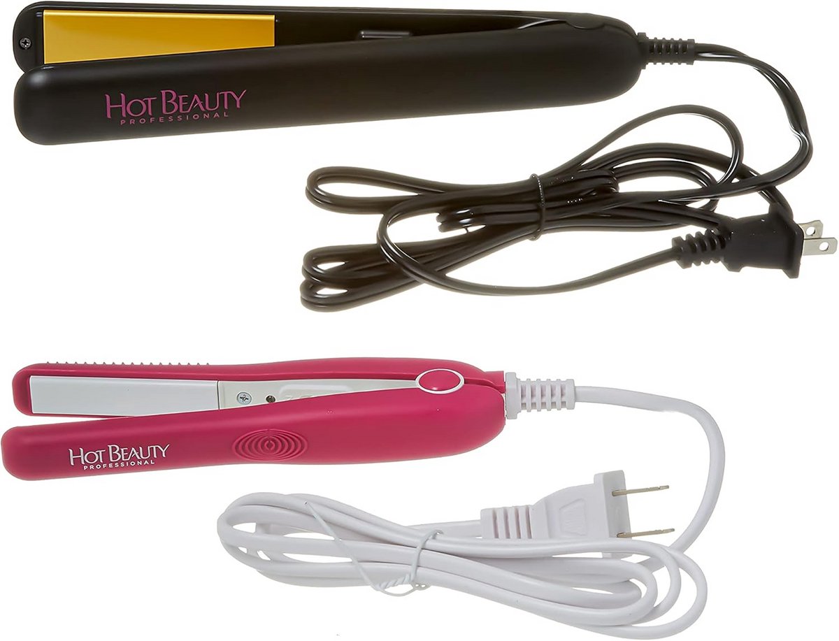 Stijltang set inclusief 1-inch en mini formaat