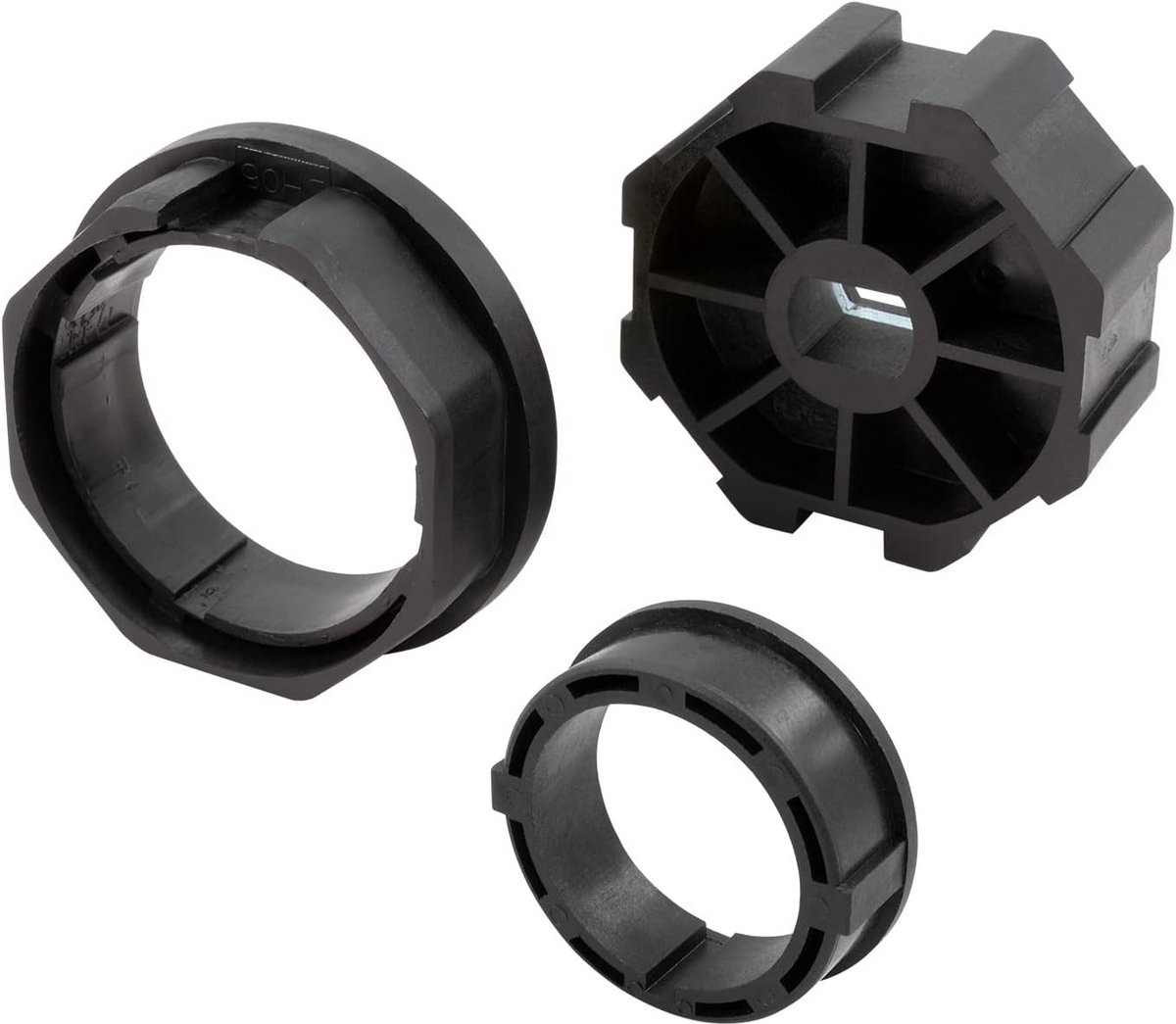 Adapterset Rolluikmotor 60 mm Achthoekige Buis voor Buisrolautomatiek
