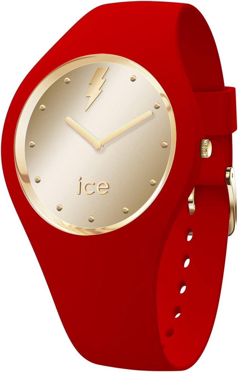 Dameshorloge Rood Siliconen Band Chic Design