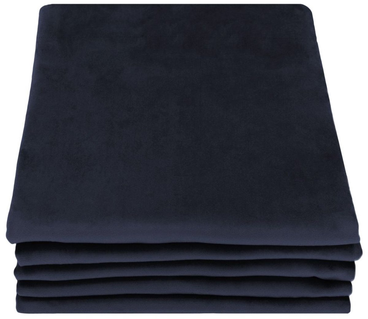 Moondream DecibelControl™ 3in1 Geluidsisolerend gordijn | Thermo Winter+Zomer | 100% Verduisterend | Gepatenteerde Technologie | EU-fabricaat | Fluweel | Plooiband | Blauw MC412 | 130 x 260 (BxH) cm