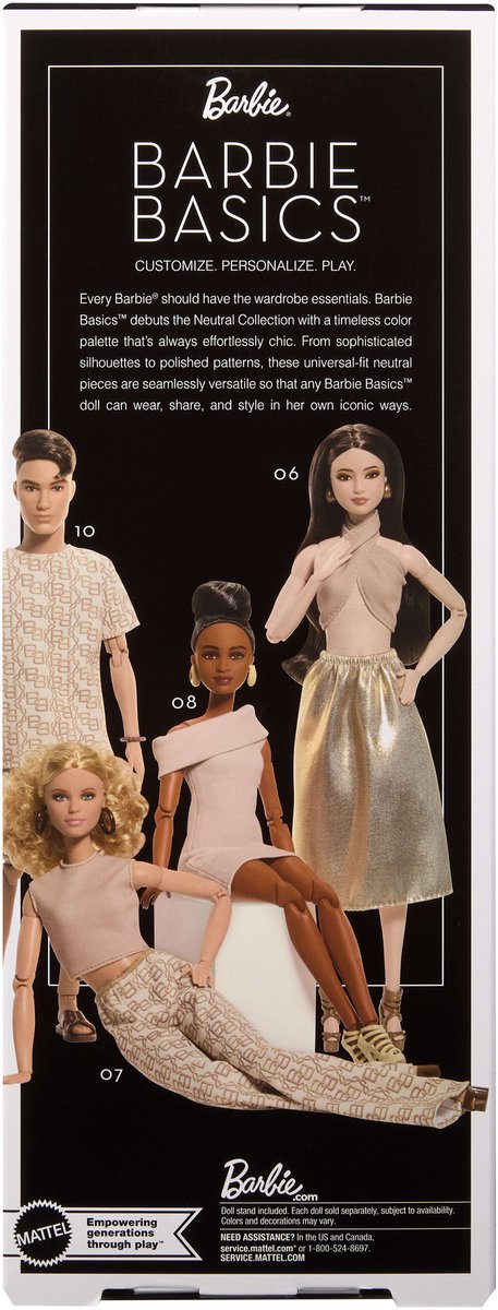 Barbie BASICS Doll, 6 jaar, 320 mm van Merkloos — afbeelding 4
