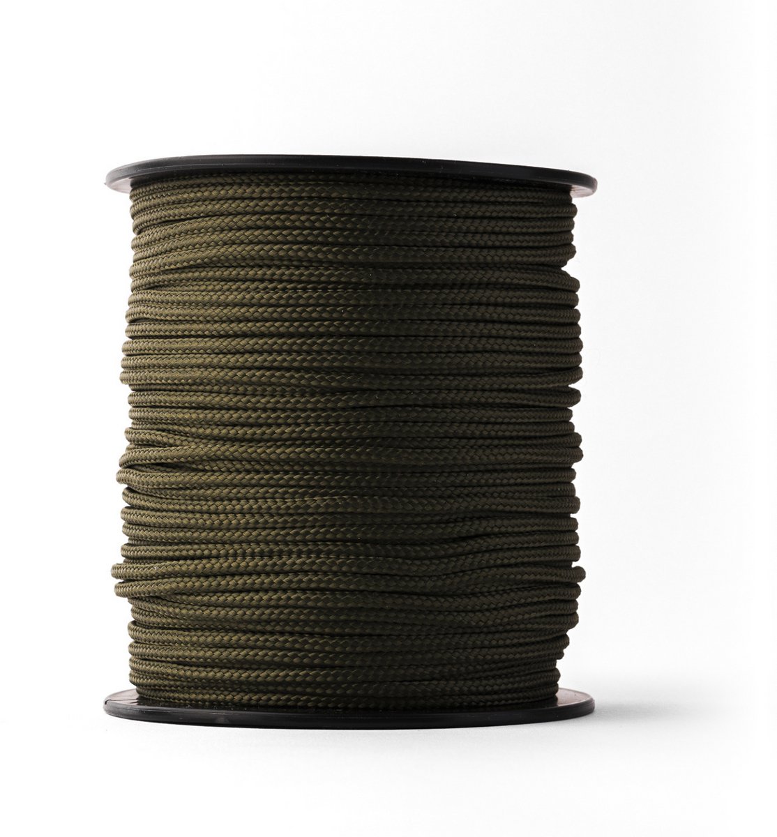 SNURO polyester touw (3mm, 100M, kaki) - robuust gevlochten polyester touw in het kaki groen voor elke toepassing - weerbestendig touw ideaal voor buiten & survival - Commandotouw