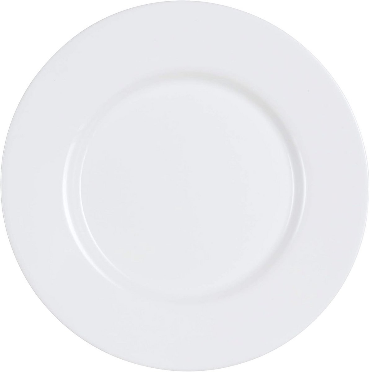 Plat bord 24,5 cm - 6 stuks - Opalglas - Vaatwasmachinebestendig