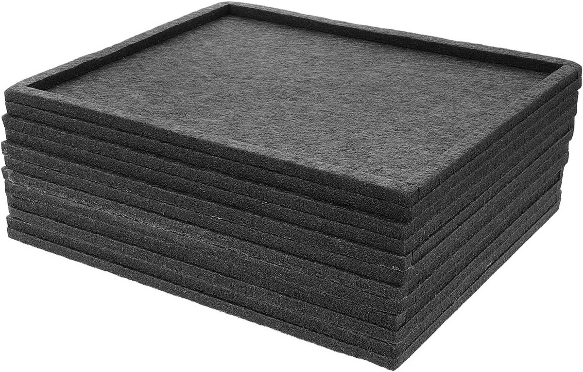 6 Vilt Sorteertrays Stapelbare Puzzelbakjes Multifunctionele Organisatie voor Puzzels tot 1000 Stukjes