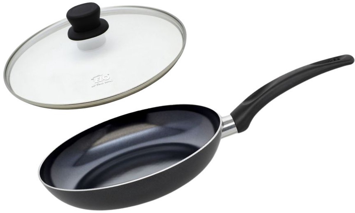 Set Koekenpan 20 cm met keramische coating zonder PFAS en deksel Elo Prima Cucina