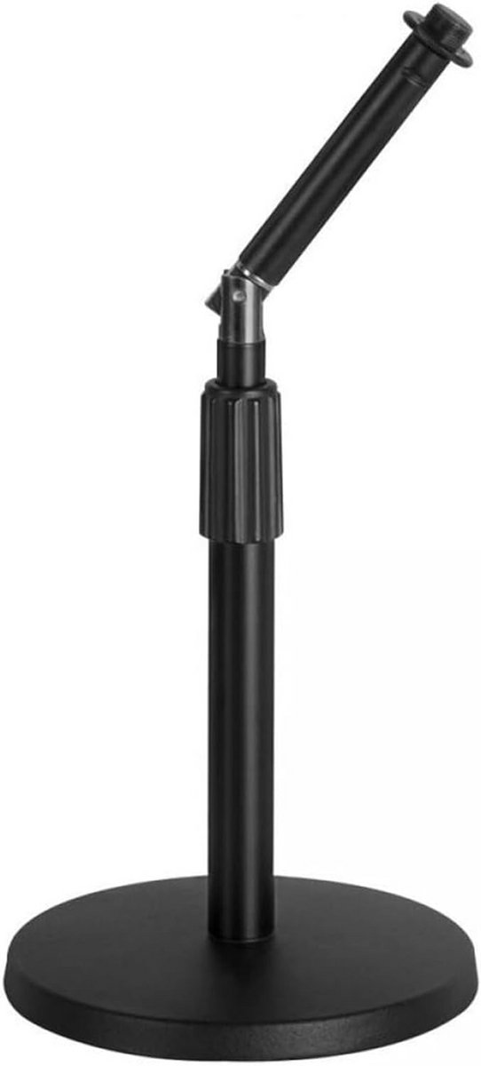 Verstelbare Desktop Microfoonstandaard met Rocker Lug - Compact en Draagbaar voor Optimaal Geluid