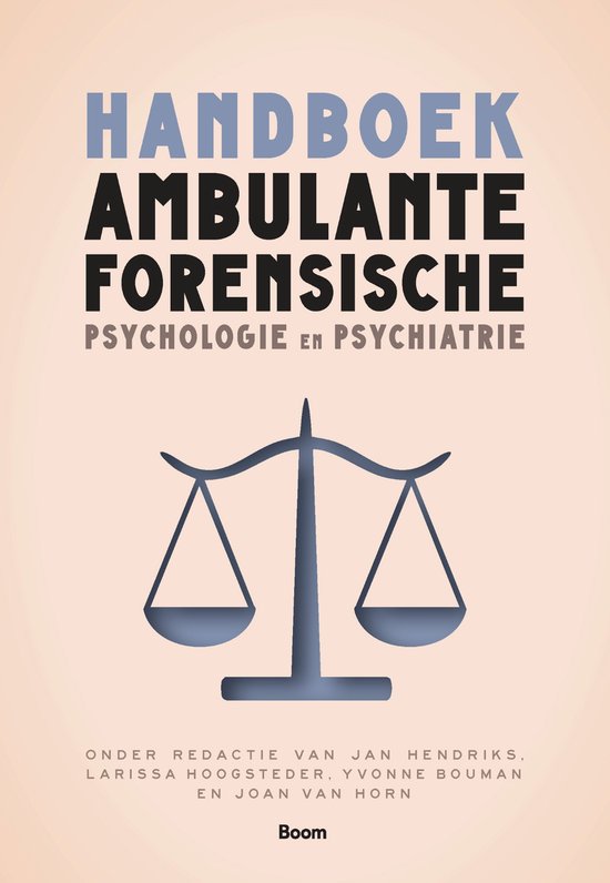Handboek ambulante forensische psychologie en psychiatrie - cover