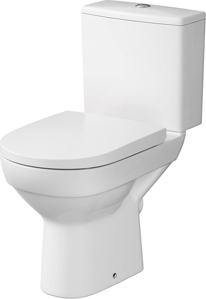 Staand Toiletset met Inbouwreservoir voor Wastafel Keramiek Wit