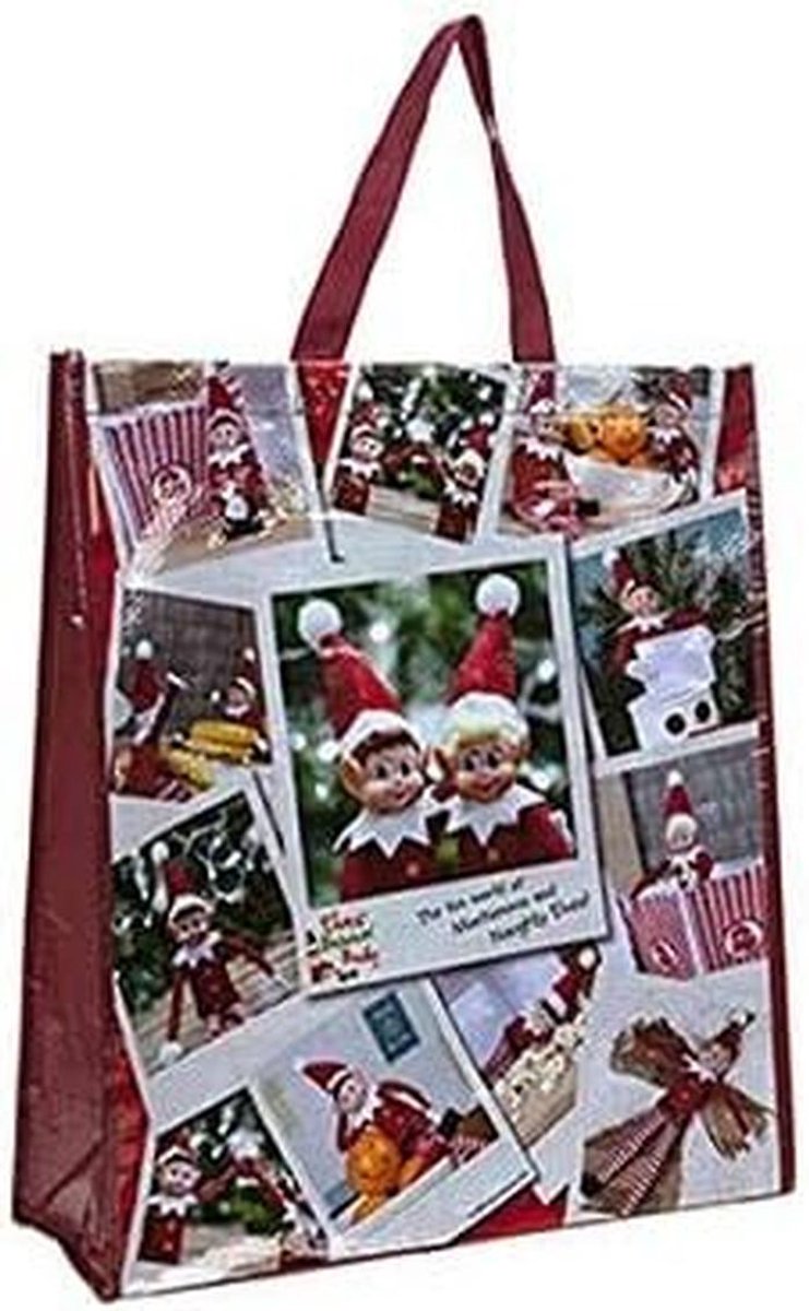 Herbruikbare Boodschappentas Kerstthema - Multicolor Draagtas