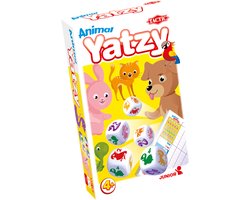 Tactic Dieren Yatzy – Bordspel – Compacte Editie – Dobbelspel voor Jong en Oud – Vanaf 4 Jaar – 2 of