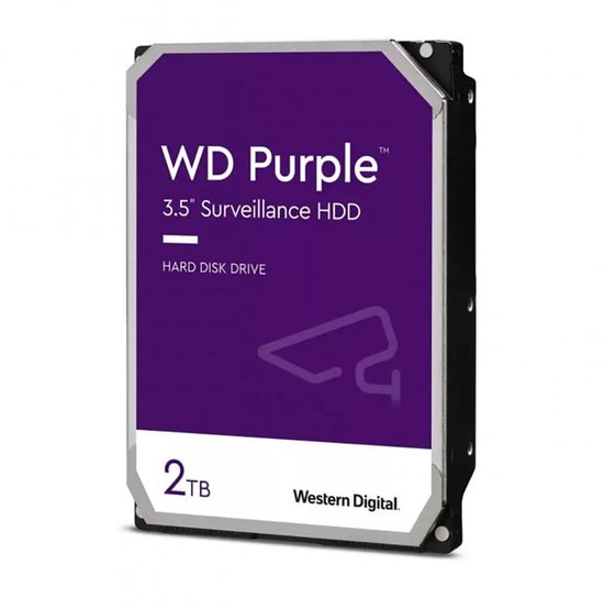 Western Digital WD22PURZ interne harde schijf 2 TB 3.5" SATA van Western Digital — afbeelding 2