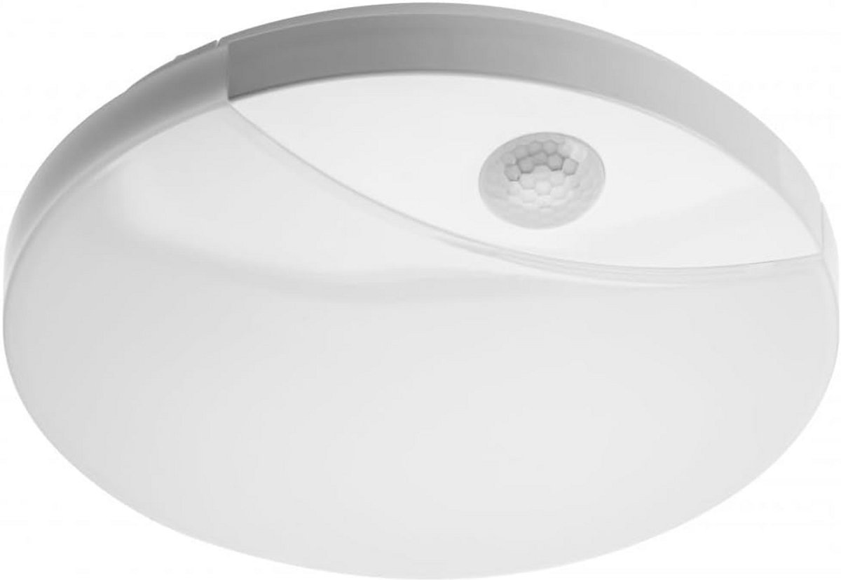 LED 16W plafondlamp met bewegingsmelder - 1200 lumen neutraal wit - IP44