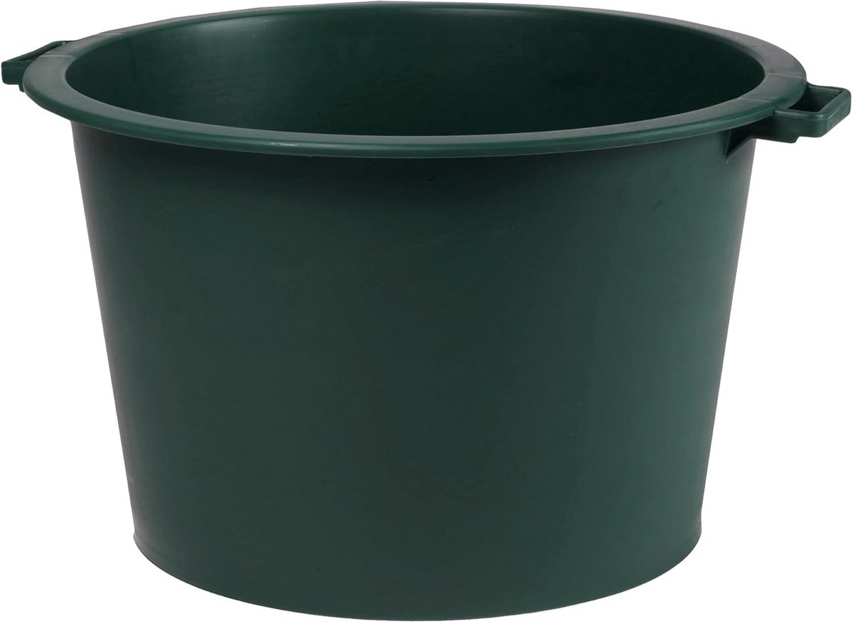 Ronde Kunststof Emmer 75 Liter – Ø 60 x H 38 cm – Groen