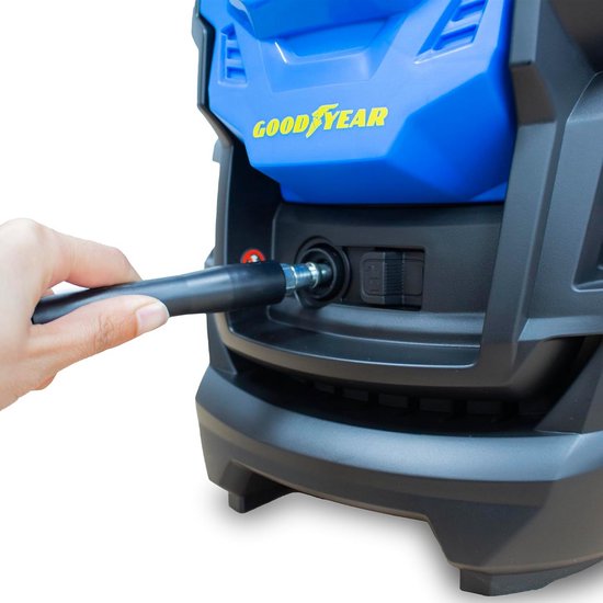 Hogedrukreiniger 1800 W, 2030 psi, 420 l/h met verstelbare lans en wielen — afbeelding 2