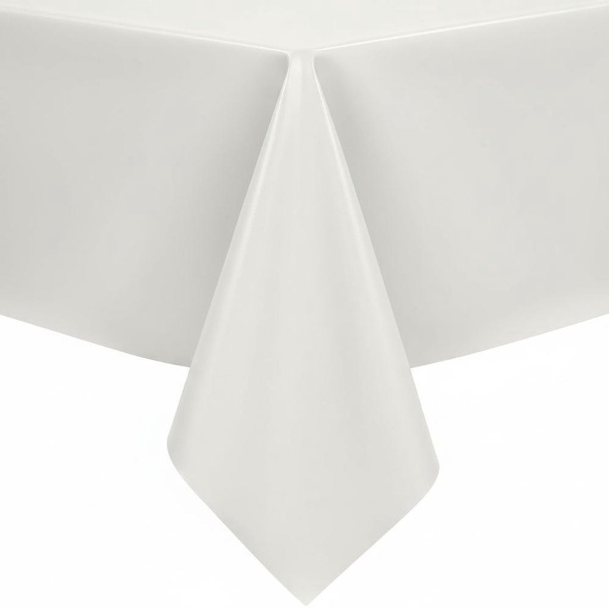Protecttable - Tafelzeil Uni Wit 140x280cm - Tafelkleed Afwasbaar - Kunststof