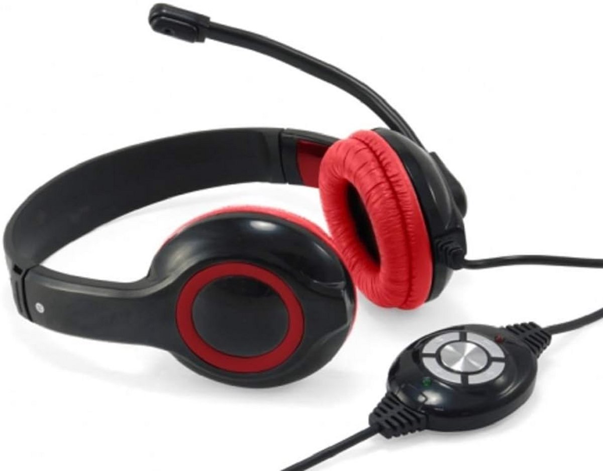 Comfortabele USB Headset met Microfoon en Lange Kabel