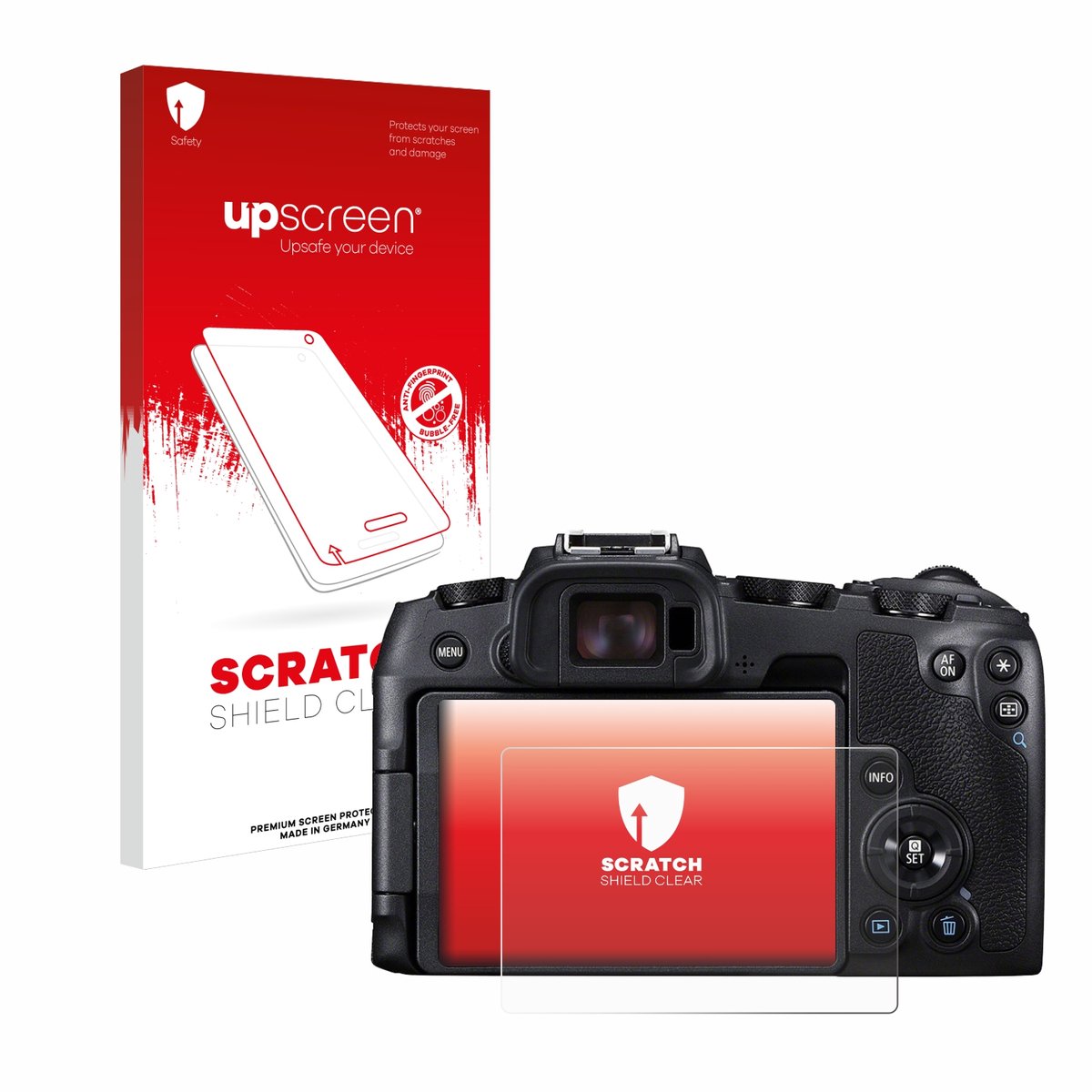 upscreen - Screenprotector voor Canon EOS RP - Folie Beschermfolie transparant
