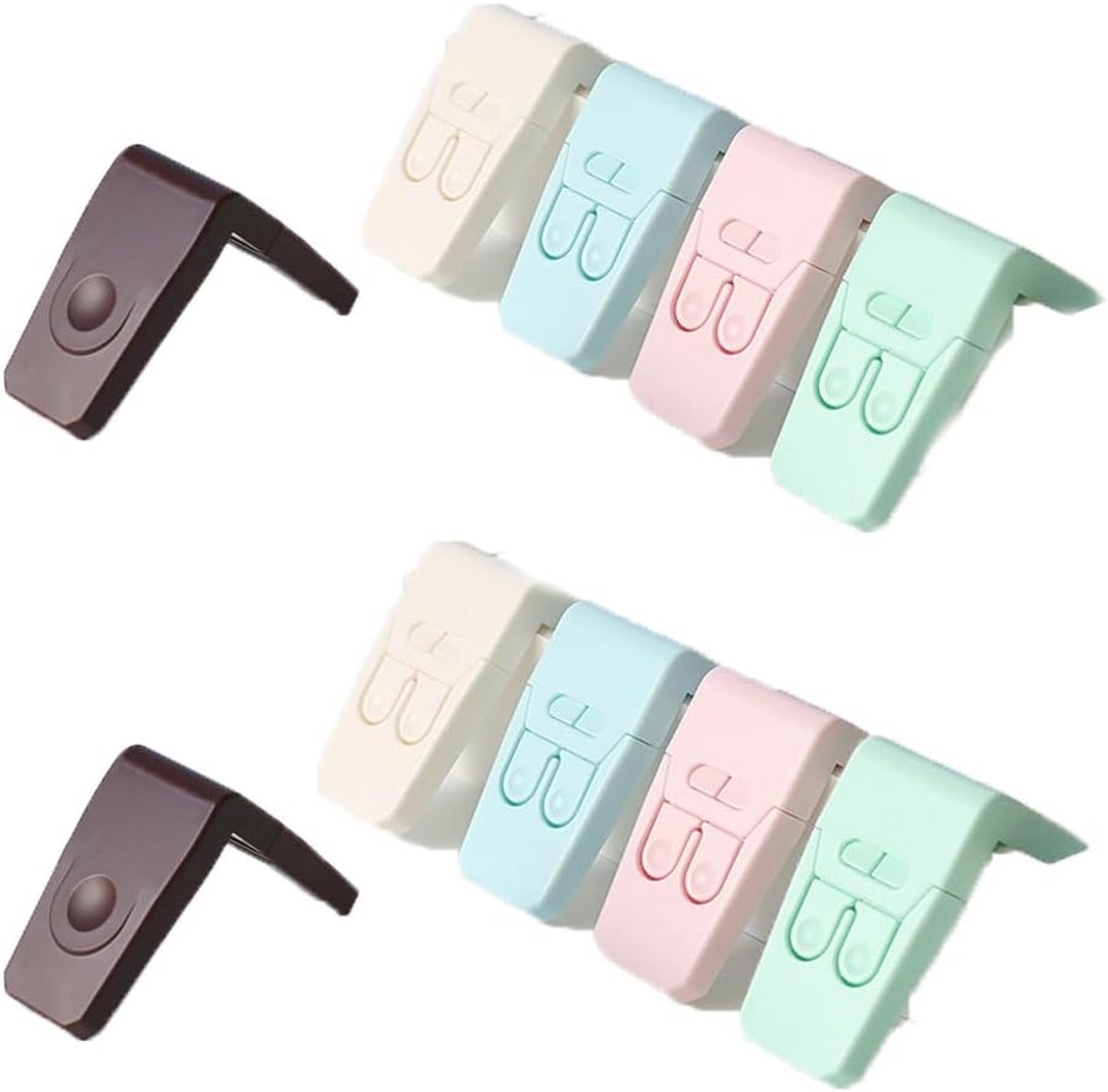 10 Stuks Kindveilige Kastsloten – Babyproof Ladesloten voor Keuken en Koelkast