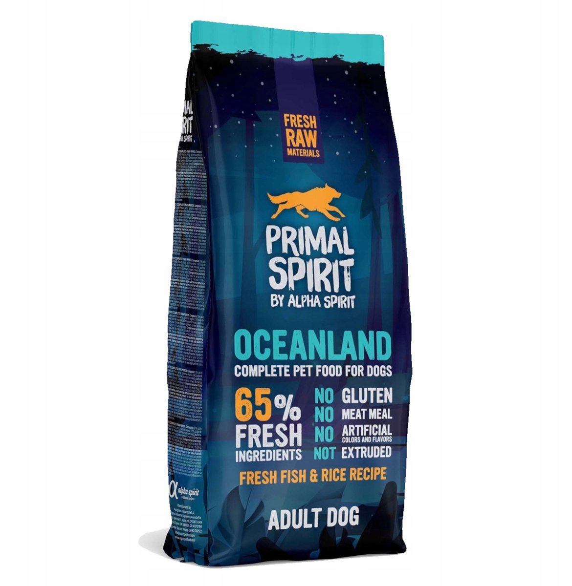 PRIMAL SPIRIT Primal Spirit Oceanland Zachte Hondenbrokken 12kg – Hypoallergeen & Hoog Vleesgehalte