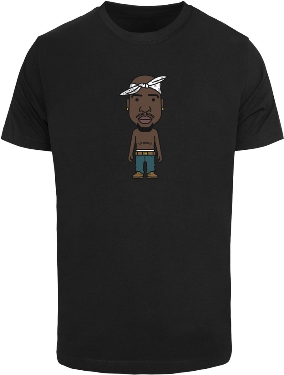 Mister Tee T-shirt LA Sketch Tee Zwart
