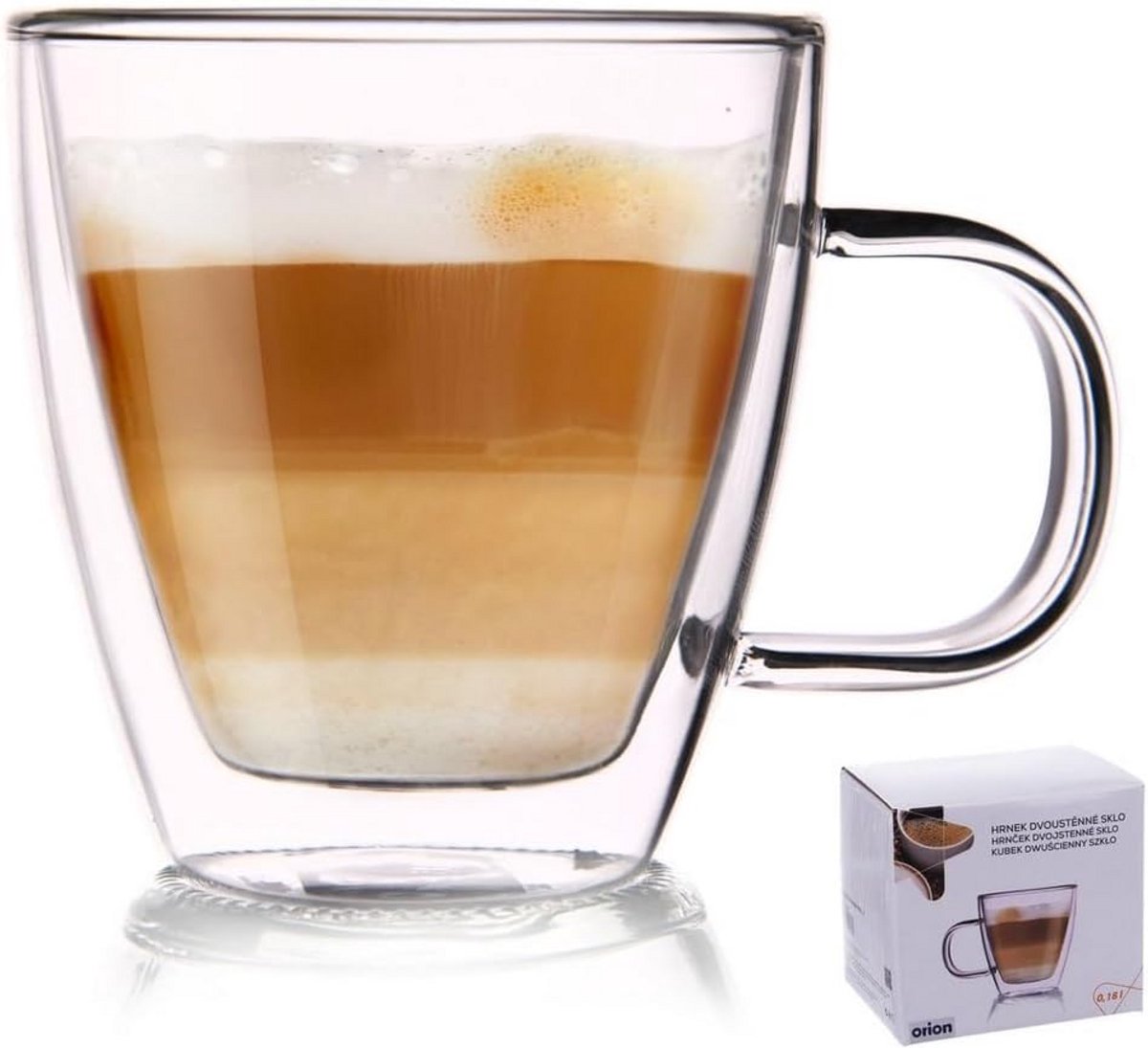 Dubbelwandige Glazen Set voor Thee en Koffie, Thermisch Glas 180 ml