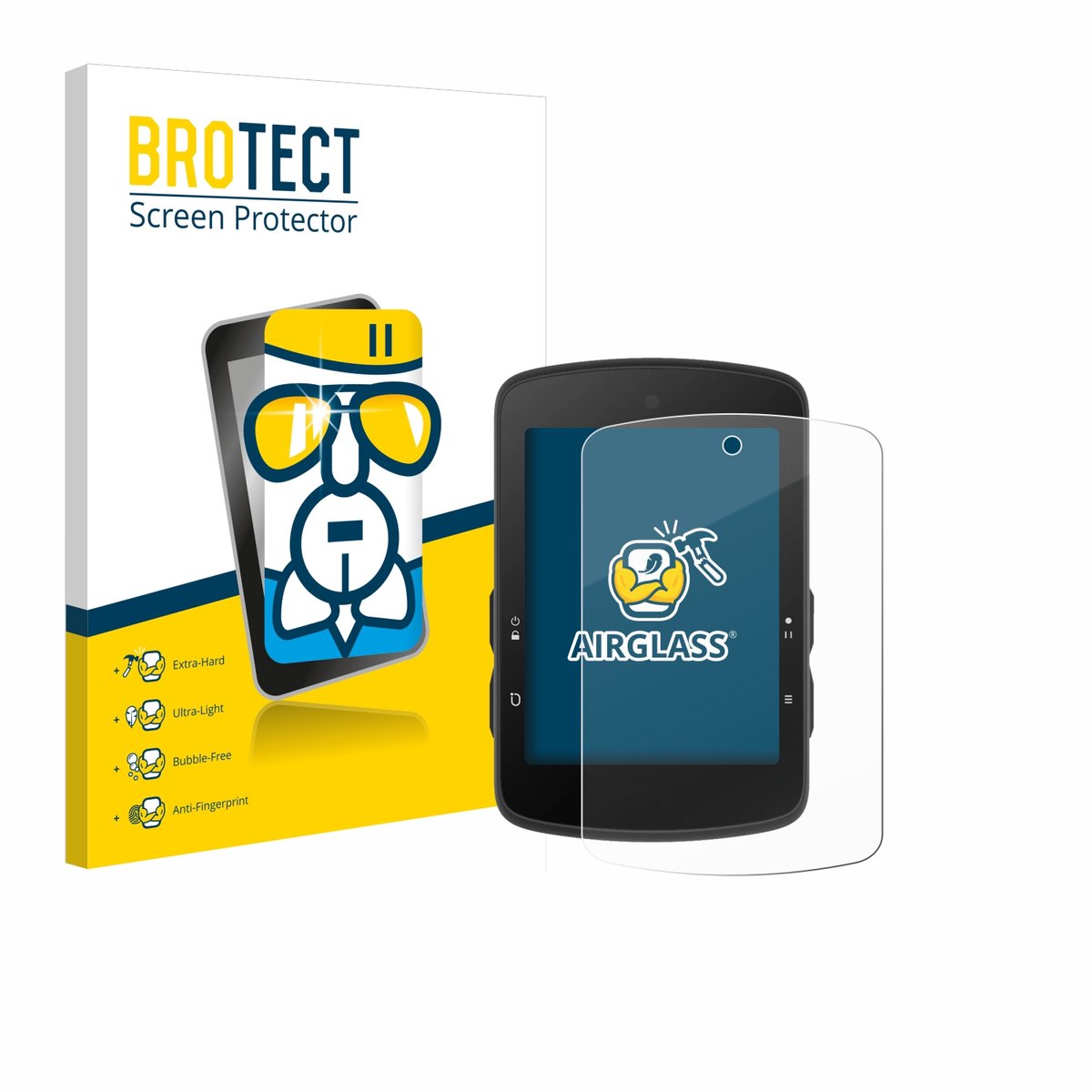 Screenprotector voor Bryton Rider S510 Beschermglas transparant